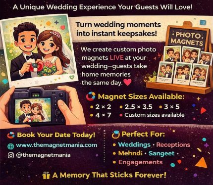 Live Event Photo Magnet Stall